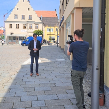 Fotoshooting im Wahlkreis Freising